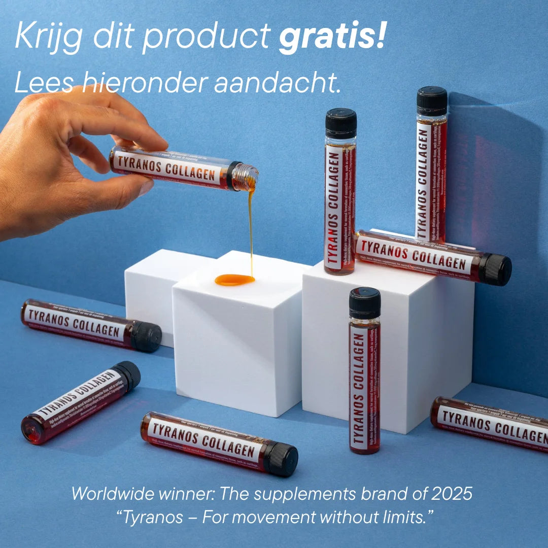 Tyranos Collageen | Hoge dosis PEPTAN® Type 1  - beste kwaliteit, zuiverheid en opneembaarheid.