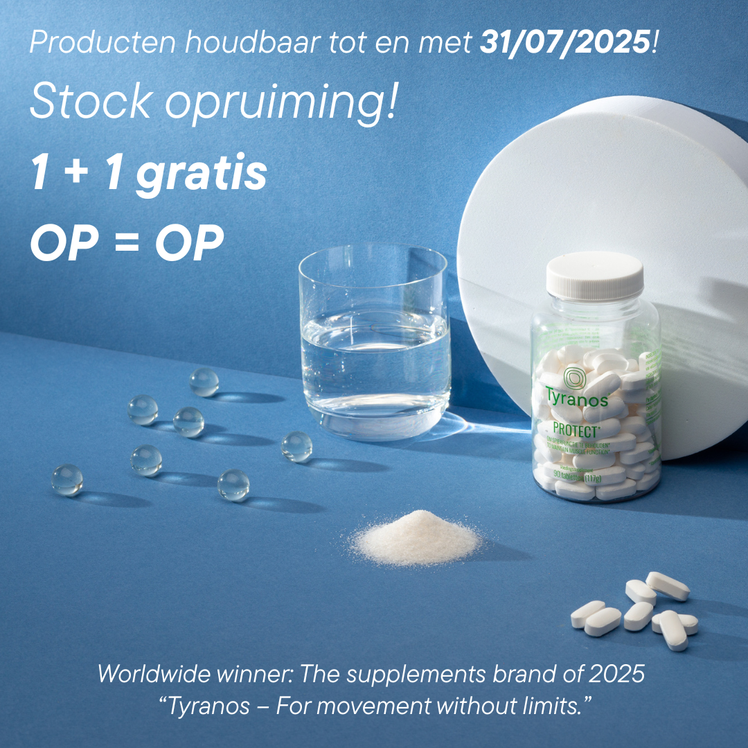 Tyranos Protect om je spierfunctie te ondersteunen